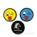Rubber patch free sample custom PVC round patch